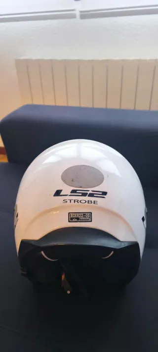 Casco Modular Moto LS2 Blanco