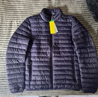 Chaqueta acolchada Benetton azul