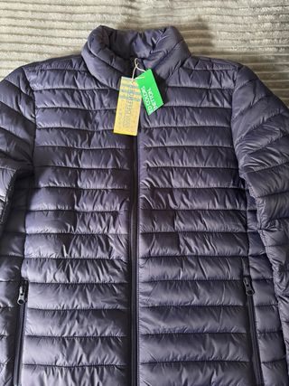 Chaqueta acolchada Benetton azul