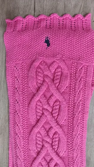 Bufanda Niña Ralph Lauren Rosa