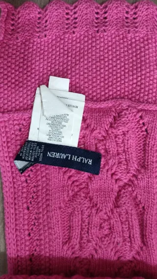 Bufanda Niña Ralph Lauren Rosa