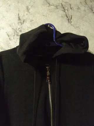 Abrigo negro primavera/otoño