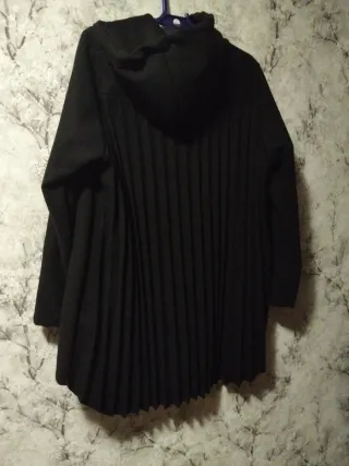 Abrigo negro primavera/otoño