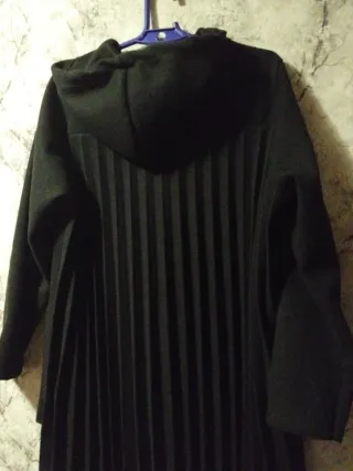 Abrigo negro primavera/otoño