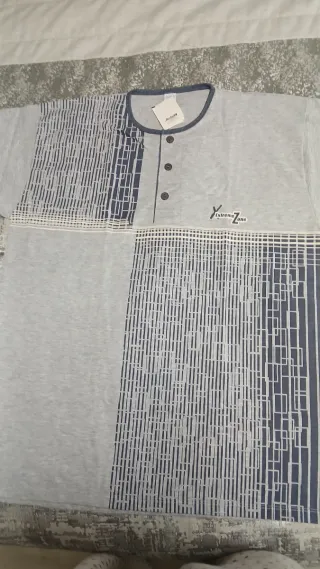 Pijama Verano Hombre Baskit Gris