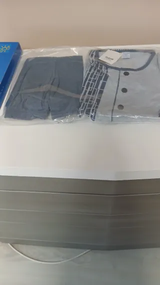 Pijama Verano Hombre Baskit Gris