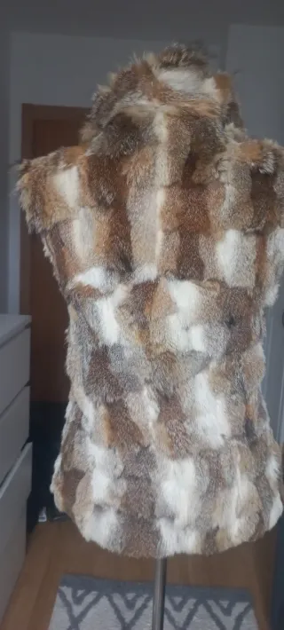 Chaleco Piel Auténtica Talla XS.