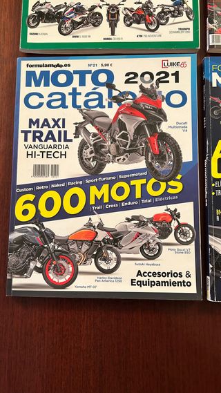 4 MOTO-CATÁLOGOS anuales de la revista FORMULAMOTO