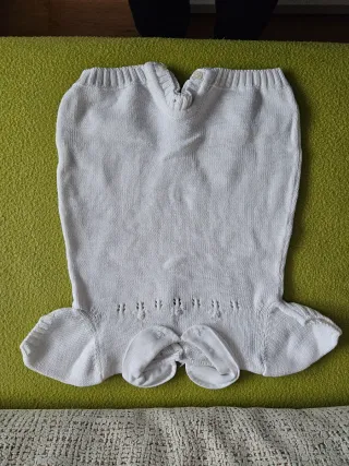 Peto bebé punto blanco talla 62