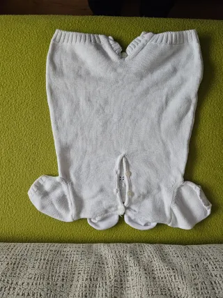 Peto bebé punto blanco talla 62