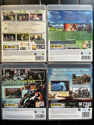 Juegos PS3 15€/unidad