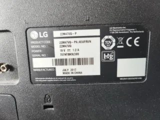 Monitor LG 22M47VQ Negro