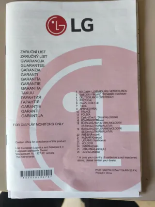 Monitor LG 22M47VQ Negro