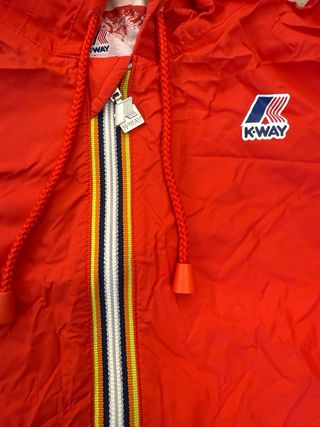 K-Way giacca Claude rossa taglia S