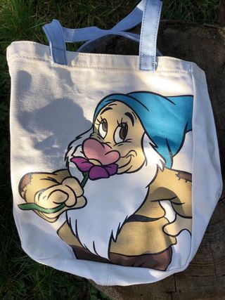 Borsa in tessuto e borsellino con Grumpy