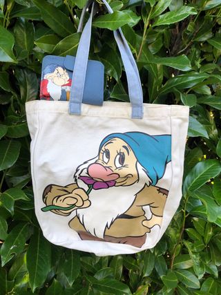 Borsa in tessuto e borsellino con Grumpy