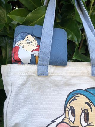 Borsa in tessuto e borsellino con Grumpy