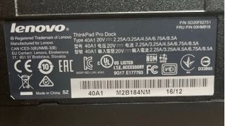 Dock Station Lenovo ThinkPad 40A0
