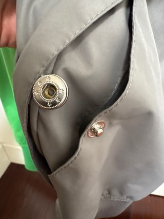 Giubbino sportivo uomo grigio/verde fluo