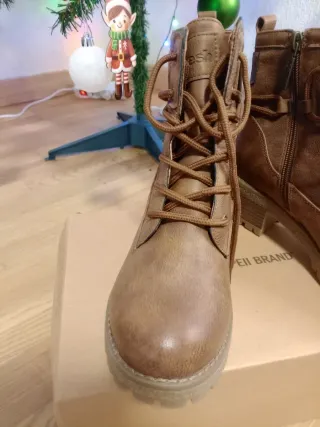 Botas de piel marrones mujer