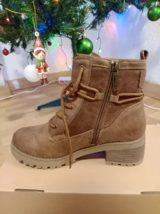 Botas de piel marrones mujer