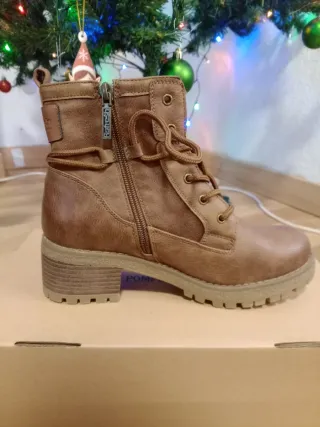 Botas de piel marrones mujer