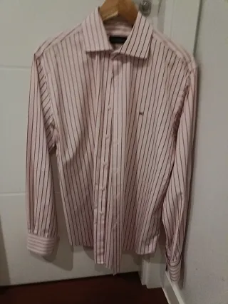 Camisa Pedro del Hierro Rayas Rosas