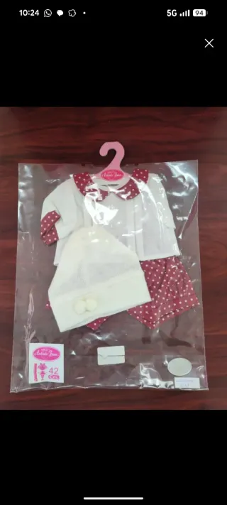 Pack 4 vestidos de muñecas Antonio Juan 42cm