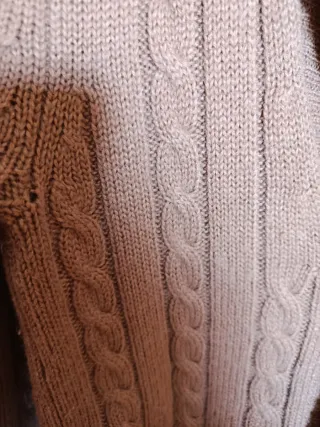 Cárdigan de punto trenzado para hombre