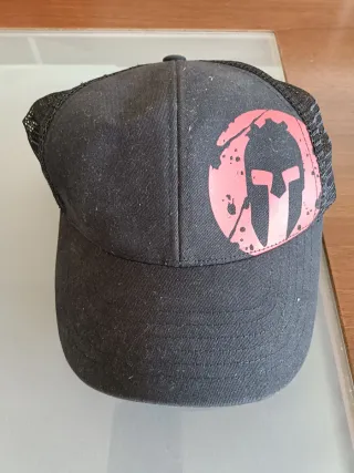 Gorra Spartan Race Reebok Negra Rosa