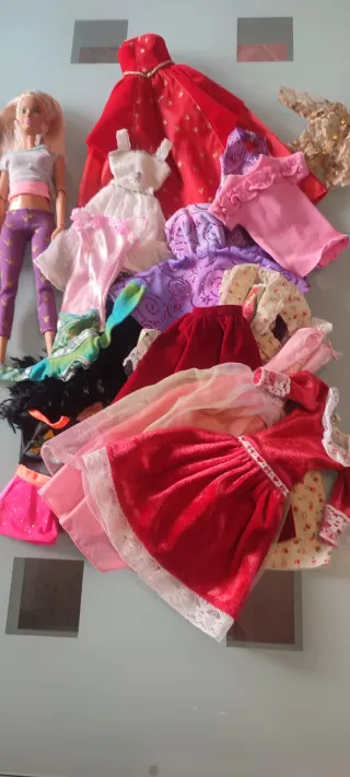 2 Barbie articolate con abbigliamento