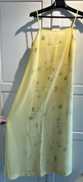 Vestido largo estampado floral