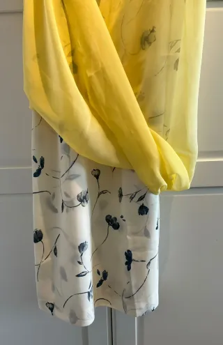 Vestido largo estampado floral