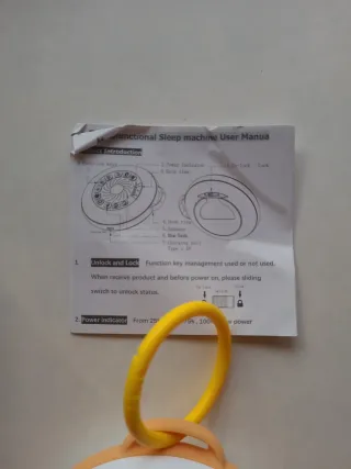 Máquina de ruido blanco portátil para bebés