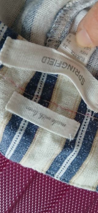 Bermudas verano rayas blancas y azules