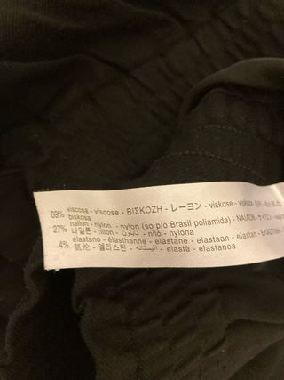 Pantalones Zara Negros Talla M
