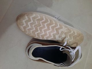 Zapatillas Munich Marrones y Blancas