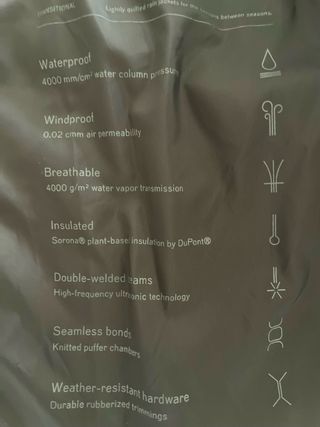 Chaqueta Rains  acolchada