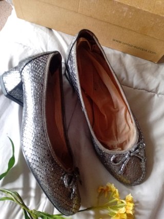 Zapatos Unisa plateados talla 37