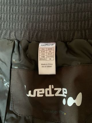 Conjunto Esquí Mujer Wed'ze (DECATHLON)Talla 38