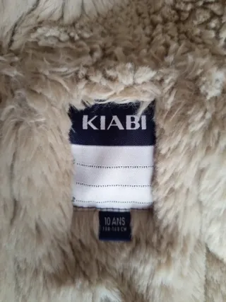 Giubbotto nero per bambini con fodera in pelliccia