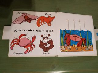 ¿QUIEN ESTÁ EN EL AGUA? Libro PopUp de 1/6 años