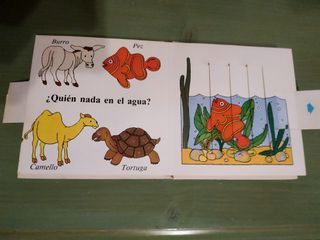 ¿QUIEN ESTÁ EN EL AGUA? Libro PopUp de 1/6 años