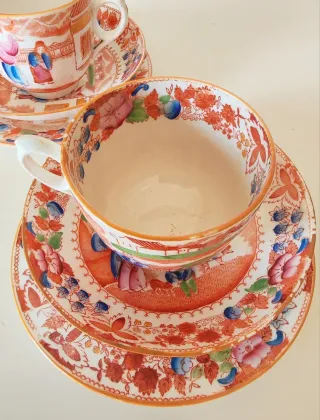 Coppia tazzine caffè inglesi inizio '800