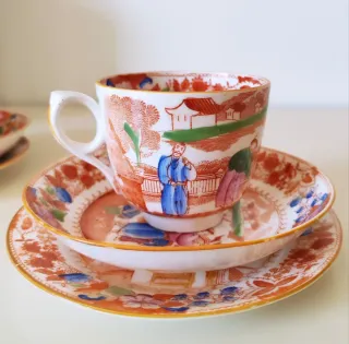 Coppia tazzine caffè inglesi inizio '800