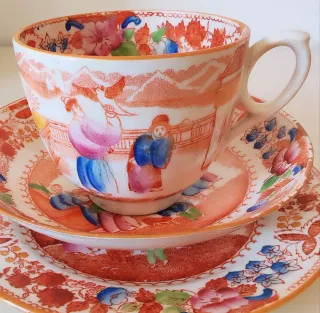 Coppia tazzine caffè inglesi inizio '800