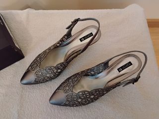 Scarpe eleganti Argentia argentate