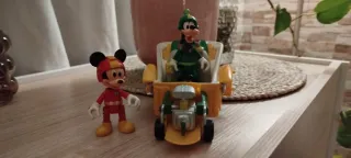 Figuras Mickey, Goofy y Coche transformable