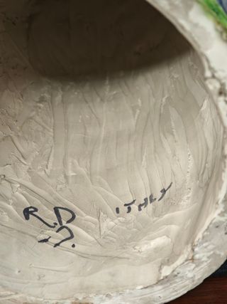 Madonna con Bambino in ceramica vietrese