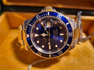Reloj ROLEX Submariner acero y oro Azul